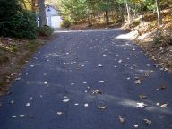 Looking Up Driveway Finished
